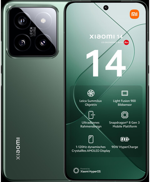 Xiaomi 14 512GB Dual-SIM jade green